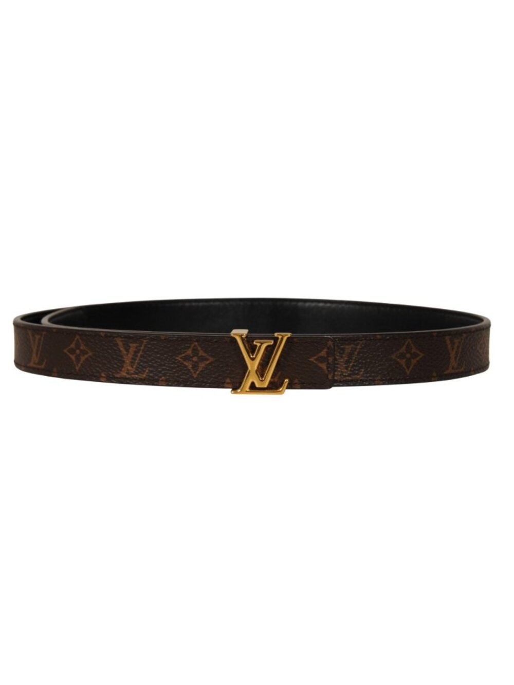 Louis Vuitton Womens LV Initials 20MM Reversible Belt Sz 65 M0431 Logo Monogram